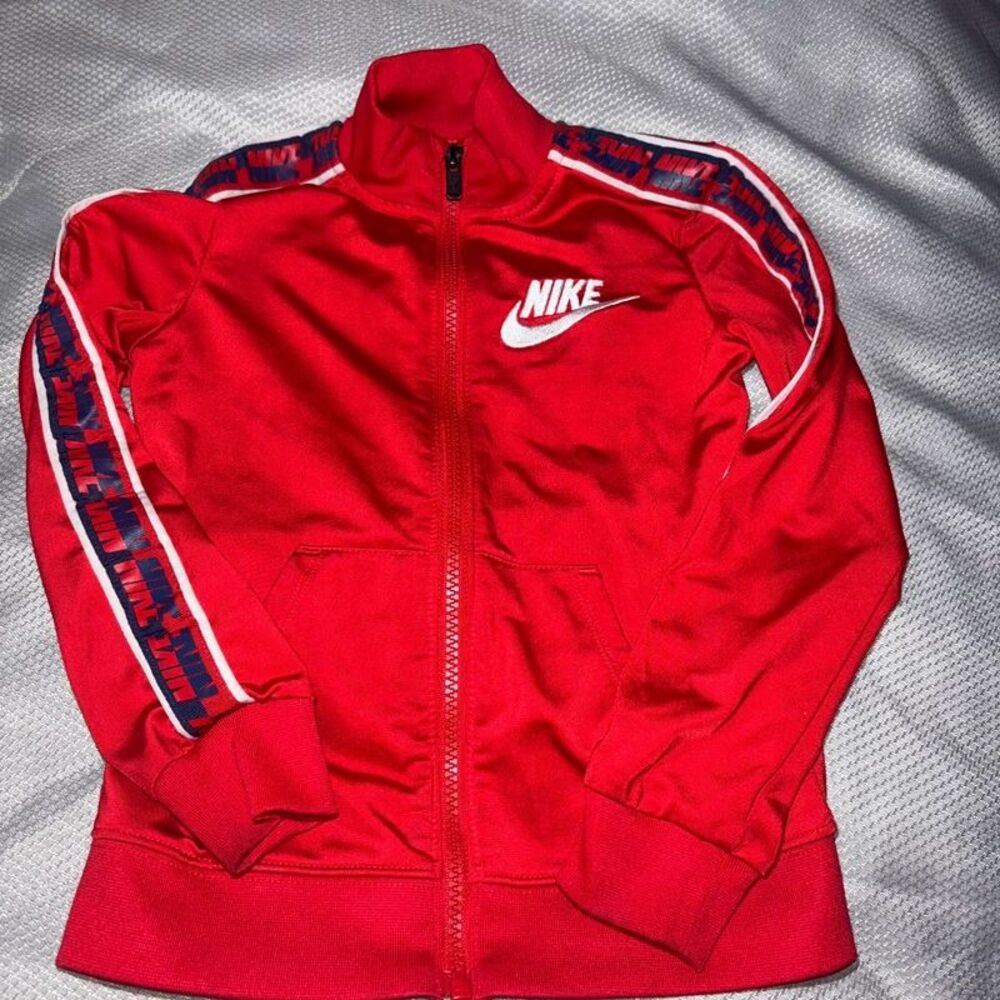 Toddler boy red Nike zip up jacket hoodie outerwear